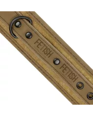 FETISH SUBMISSIVE ORIGEN - MENOTTES DE CHEVILLE EN CUIR VÉGÉTALIEN AVEC DOUBLURE EN NÉOPRÈNE FETISH SUBMISSIVE ORIGEN - MENOTTES DE CHEVILLE EN CUIR VÉGÉTALIEN AVEC DOUBLURE EN NÉOPRÈNE