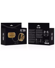 FETISH SUBMISSIVE ORIGEN - MENOTTES DE CHEVILLE EN CUIR VÉGÉTALIEN AVEC DOUBLURE EN NÉOPRÈNE FETISH SUBMISSIVE ORIGEN - MENOTTES DE CHEVILLE EN CUIR VÉGÉTALIEN AVEC DOUBLURE EN NÉOPRÈNE
