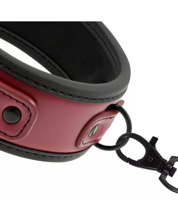 FETISH SUBMISSIVE DARK ROOM - COLLIER CHAÎNE DOUBLURE EN NÉOPRÈNE FETISH SUBMISSIVE DARK ROOM - COLLIER CHAÎNE DOUBLURE EN NÉOPRÈNE