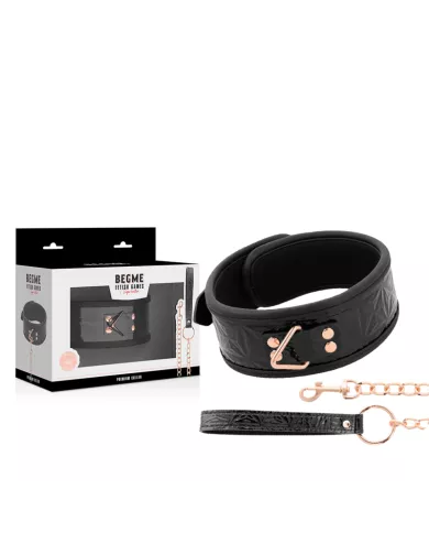BEGME - BLACK EDITION PREMIUM COLLIER EN CUIR VEGAN