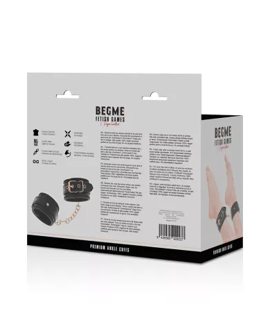 BEGME - BLACK EDITION PREMIUM MENOTTES POUR CHEVILLES