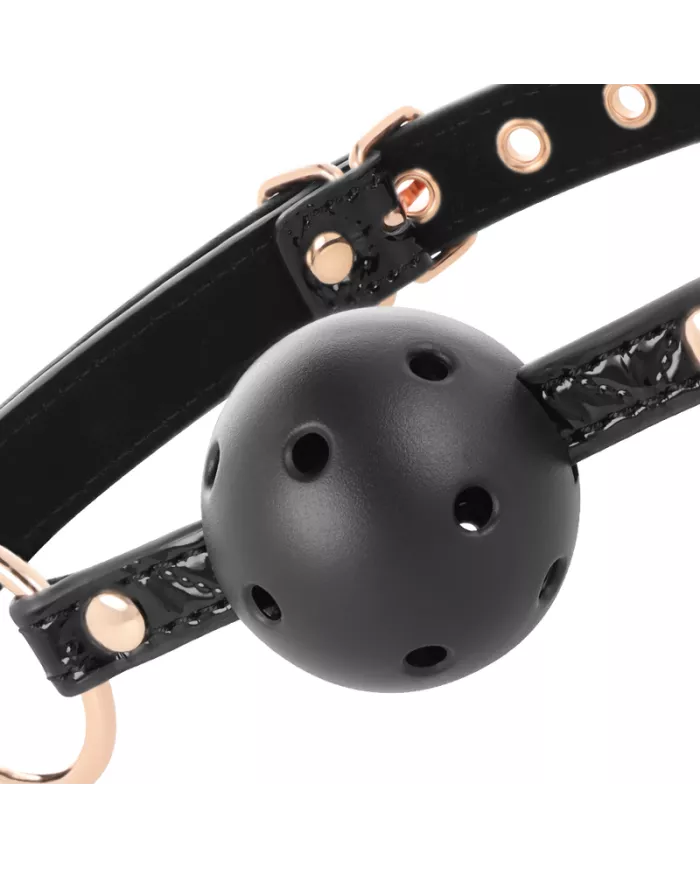 BEGME - BLACK EDITION BALL GAG CUIR VEGAN
