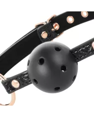 BEGME - BLACK EDITION BALL GAG CUIR VEGAN