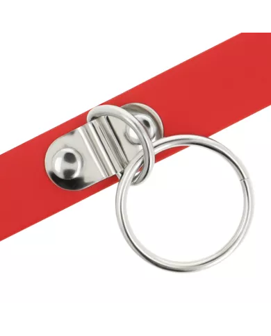 COQUETTE CHIC DESIRE - COLLIER CUIR VEGAN ROUGE FEMME ACCESSOIRE FÉTICHE COQUETTE CHIC DESIRE - COLLIER CUIR VEGAN ROUGE FEMME ACCESSOIRE FÉTICHE