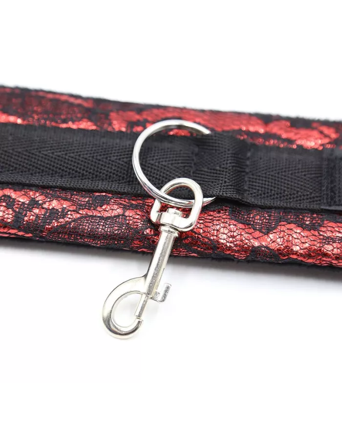 OHMAMA FETISH - MENOTTES EN VELOURS AVEC RUBAN EN NYLON