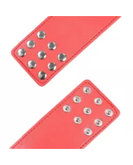 OHMAMA FETISH - MENOTTES ROUGES AVEC FERMETURE À PRESSION