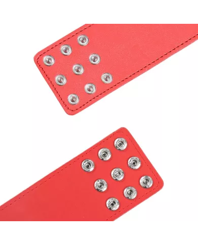 OHMAMA FETISH - MENOTTES ROUGES AVEC FERMETURE À PRESSION