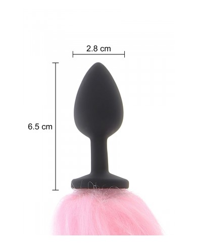 Plug anal Licorne avec queue lumineuse - Taboom