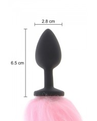 Plug anal Licorne avec queue lumineuse - Taboom