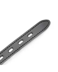 OHMAMA FETISH - BÂILLON BALLE EN SILICONE AVEC CEINTURE EN CUIR (CADENAS INCLUS) OHMAMA FETISH - BÂILLON BALLE EN SILICONE AVEC CEINTURE EN CUIR (CADENAS INCLUS)