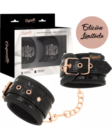 COQUETTE CHIC DESIRE - MENOTTES ÉDITION NOIRE AVEC DOUBLURE EN NÉOPRÈNE COQUETTE CHIC DESIRE - MENOTTES ÉDITION NOIRE AVEC DOUBLURE EN NÉOPRÈNE