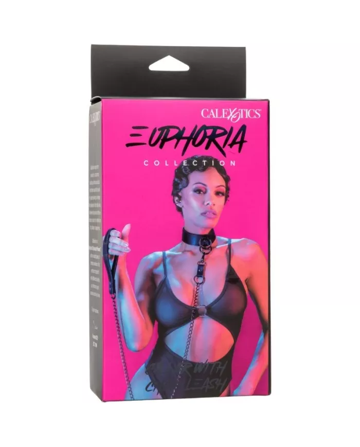 CALEXOTICS - EUPHORIA COLLIER AVEC LAISSE CHAÎNE CALEXOTICS - EUPHORIA COLLIER AVEC LAISSE CHAÎNE