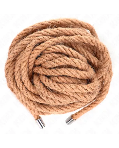 KINK - CORDE DE CHANVRE AVEC TÊTE MÉTALLIQUE 10 MÈTRES KINK - CORDE DE CHANVRE AVEC TÊTE MÉTALLIQUE 10 MÈTRES
