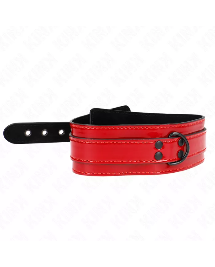KINK - COLLIER AJUSTABLE ROUGE VIN 37,5-49,5 CM X 5 CM