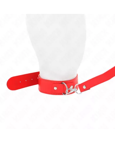 KINK - COLLIER AVEC CEINTURE 116 CM BRACELET ROJO AJUSTABLE 32-50 CM X 8 CM KINK - COLLIER AVEC CEINTURE 116 CM BRACELET ROJO AJUSTABLE 32-50 CM X 8 CM