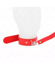 KINK - COLLIER AVEC CEINTURE 116 CM BRACELET ROJO AJUSTABLE 32-50 CM X 8 CM