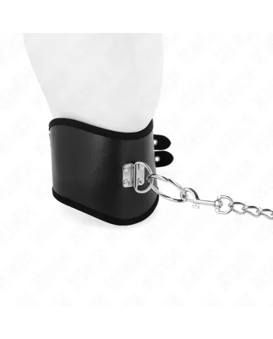 KINK - COLLIER 65 CM AVEC LARGE BRACELET RÉGLABLE 40-55 CM X 10 CM KINK - COLLIER 65 CM AVEC LARGE BRACELET RÉGLABLE 40-55 CM X 10 CM