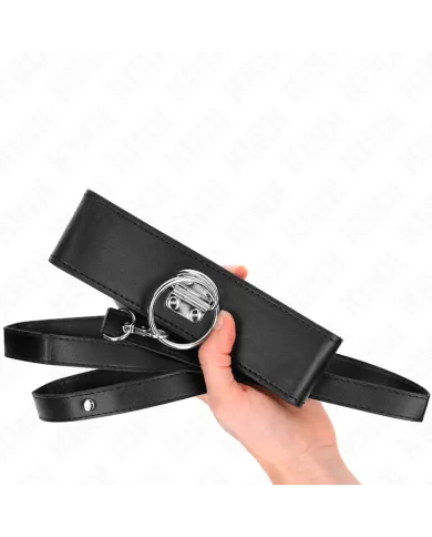 KINK - LAISSE CLOUTÉE 116 CM COLLIER AVEC SANGLE EN CUIR 50 X 5 CM KINK - LAISSE CLOUTÉE 116 CM COLLIER AVEC SANGLE EN CUIR 50 X 5 CM