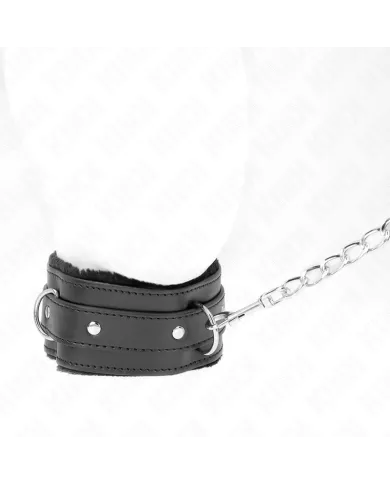 KINK - COLLIER AVEC LAISSE 65 CM AVEC RESTRICTIONS NOIR 36-42 CM X 5,5 CM KINK - COLLIER AVEC LAISSE 65 CM AVEC RESTRICTIONS NOIR 36-42 CM X 5,5 CM