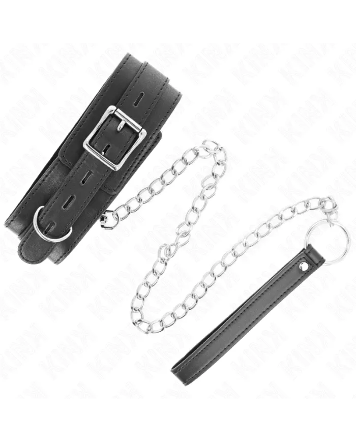 KINK - COLLIER AVEC CEINTURE 65 CM AVEC SANGLE NOIR 54 X 4,5 CM
