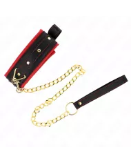 KINK - COLLIER AVEC LAISSE EN TISSU UNI AJUSTABLE 33-48 CM X 5,7 CM