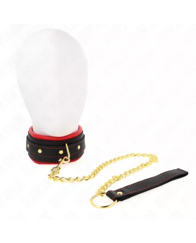 KINK - COLLIER AVEC LAISSE EN TISSU UNI AJUSTABLE 33-48 CM X 5,7 CM KINK - COLLIER AVEC LAISSE EN TISSU UNI AJUSTABLE 33-48 CM X 5,7 CM