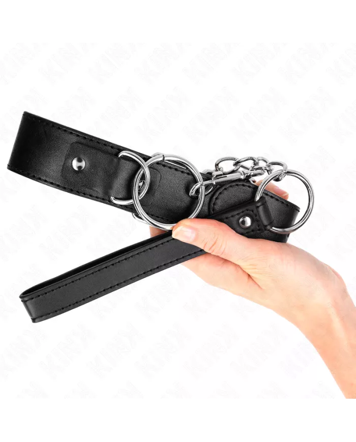 KINK - COLLIER MODÈLE BASIC AVEC LAISSE MODÈLE 4 RÉGLABLE 36-43 CM