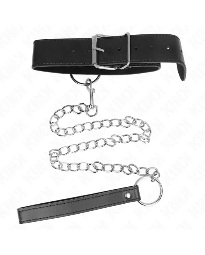 KINK - COLLIER MODÈLE BASIC AVEC LAISSE MODÈLE 4 RÉGLABLE 36-43 CM
