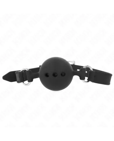 KINK - BÂTON ENTIEREMENT SILICONE 55 x 2 CM AVEC BOULE 4,5 CM TAILLE M NOIR AJUSTABLE 35-51 CM KINK - BÂTON ENTIEREMENT SILICONE 55 x 2 CM AVEC BOULE 4,5 CM TAILLE M NOIR AJUSTABLE 35-51 CM