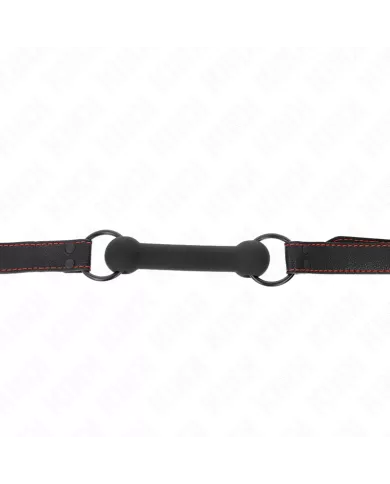 KINK - BONE BAG AVEC SANGLE EN CUIR NOIR AJUSTABLE 41-57 CM KINK - BONE BAG AVEC SANGLE EN CUIR NOIR AJUSTABLE 41-57 CM