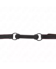 KINK - BONE BAG AVEC SANGLE EN CUIR NOIR AJUSTABLE 41-57 CM