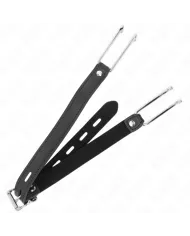 KINK - BÂTON À CROCHET EN MÉTAL 11,5 CM AVEC SANGLE EN CUIR RÉGLABLE 39-58 CM X 2 CM