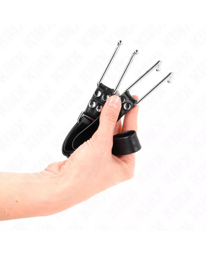 KINK - GAG CROCHET EN MÉTAL RÉGLABLE 36-52 CM