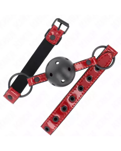 KINK - BOULE EN CUIR BRILLANT 4,5 CM BAG 63,5 X 2 CM AJUSTABLE 41 X 59 CM KINK - BOULE EN CUIR BRILLANT 4,5 CM BAG 63,5 X 2 CM AJUSTABLE 41 X 59 CM