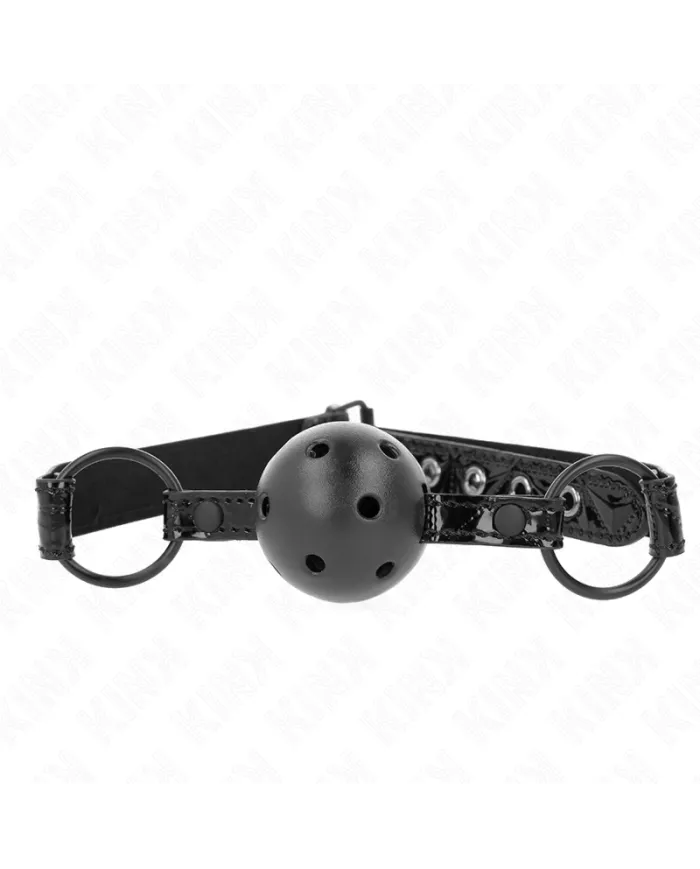 KINK - BOULE MOTIF DIAMANT 4,5 CM GAG MODÈLE 3 64,5 CM RÉGLABLE 42-60 CM