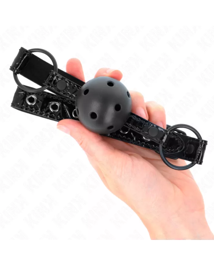 KINK - BOULE MOTIF DIAMANT 4,5 CM GAG MODÈLE 3 64,5 CM RÉGLABLE 42-60 CM