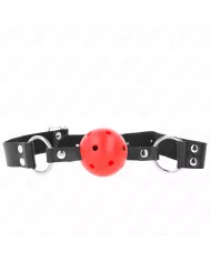 KINK - BALLE RESPIRANTE 4 CM BAG AVEC DOUBLE RIVET ROUGE 62,5 x 2,5 CM AJUSTABLE 42-58 CM KINK - BALLE RESPIRANTE 4 CM BAG AVEC DOUBLE RIVET ROUGE 62,5 x 2,5 CM AJUSTABLE 42-58 CM