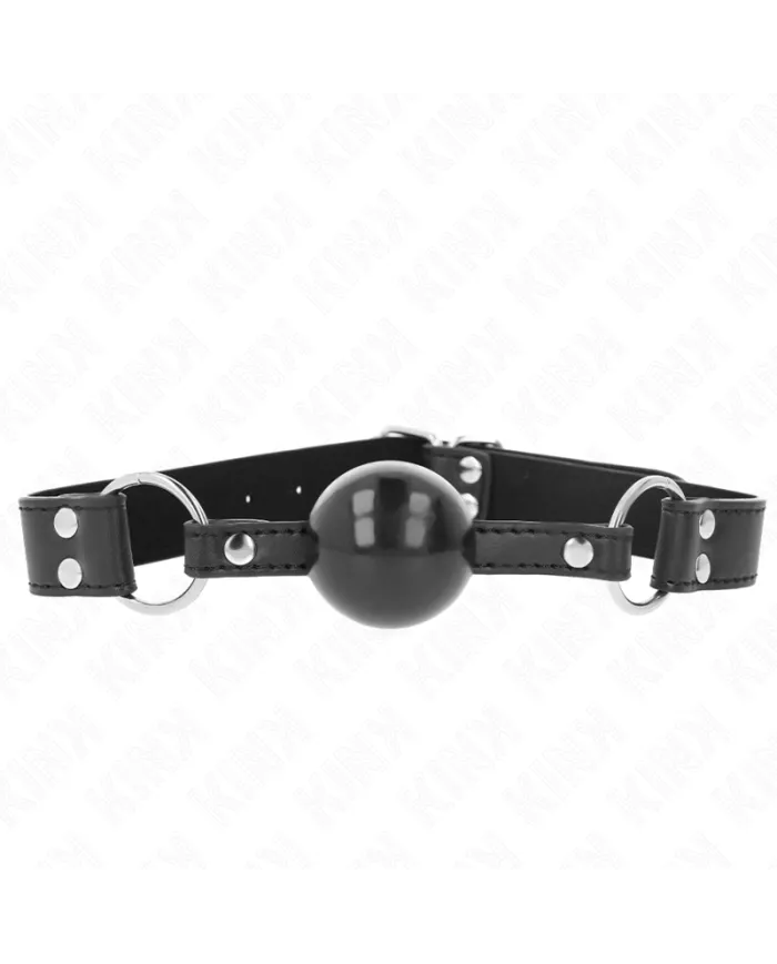 KINK - BÂTON BILLE SOUPLE ET SOLIDE 4 CM AVEC SANGLE EN CUIR 62 x 2,5 CM RÉGLABLE 42-58 CM