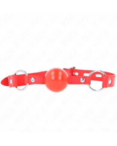 KINK - BÂILLON TPE BALLE 4 CM AVEC ROJO LOCK 60 x 2 CM KINK - BÂILLON TPE BALLE 4 CM AVEC ROJO LOCK 60 x 2 CM
