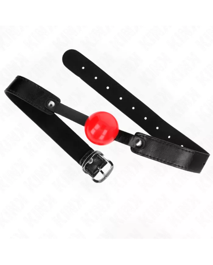 KINK - BALLE TPE SOUPLE 4 CM GAG MODÈLE 1 66 x 2,5 CM RÉGLABLE 41-61 CM