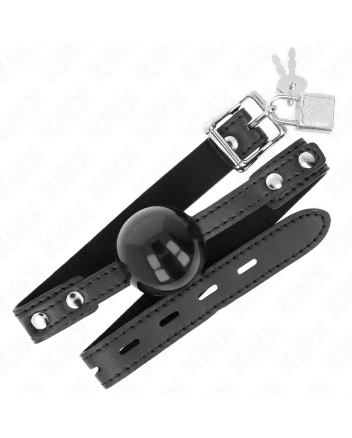 KINK - BALLE TPE SOUPLE 4 CM GAG MODÈLE 3 60 x 2 CM RÉGLABLE 37-52 CM