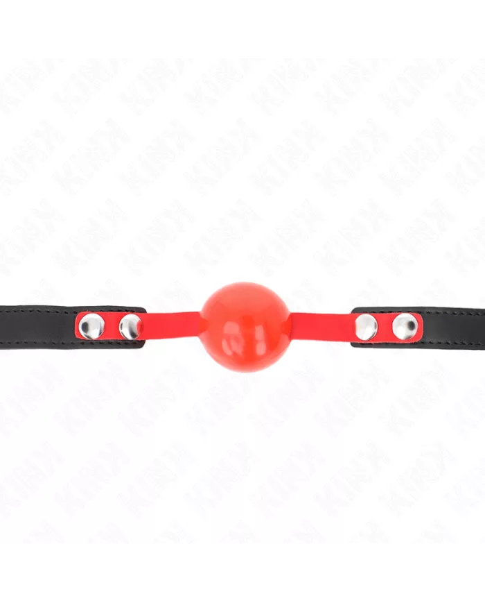 KINK - BALLE TPE SOUPLE 4 CM GAG MODÈLE 4 60 x 2 CM RÉGLABLE 37-52 CM