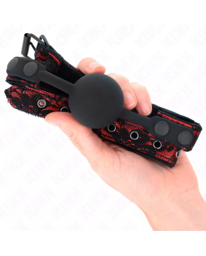 KINK - BOULE SILICONE SCANDALE 4 CM GAG MODÈLE 1 65 x 2 CM