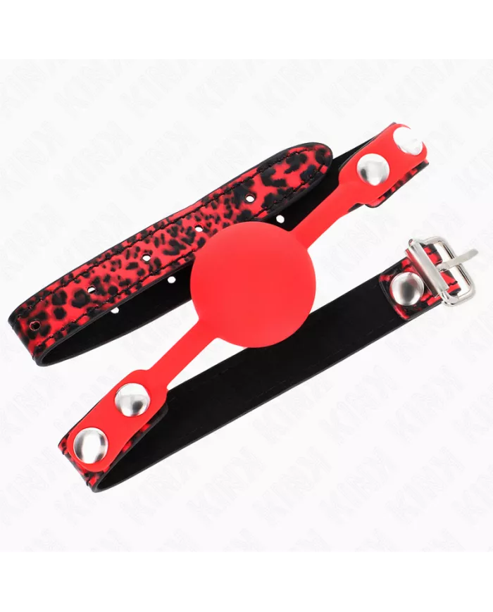 KINK - BOULE EN SILICONE 4 CM GAG MODÈLE 2 60 x 2 CM