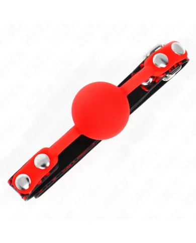 KINK - BOULE EN SILICONE 4 CM GAG MODÈLE 2 60 x 2 CM KINK - BOULE EN SILICONE 4 CM GAG MODÈLE 2 60 x 2 CM