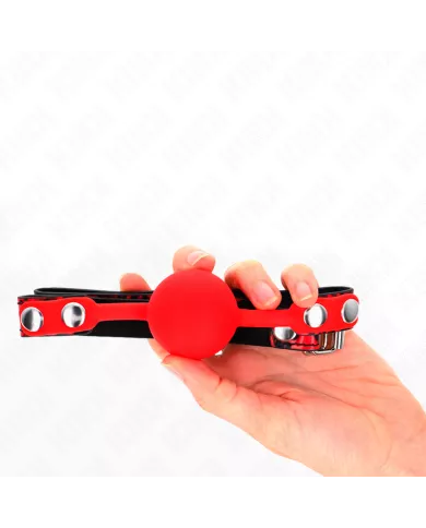 KINK - BOULE EN SILICONE 4 CM GAG MODÈLE 2 60 x 2 CM KINK - BOULE EN SILICONE 4 CM GAG MODÈLE 2 60 x 2 CM