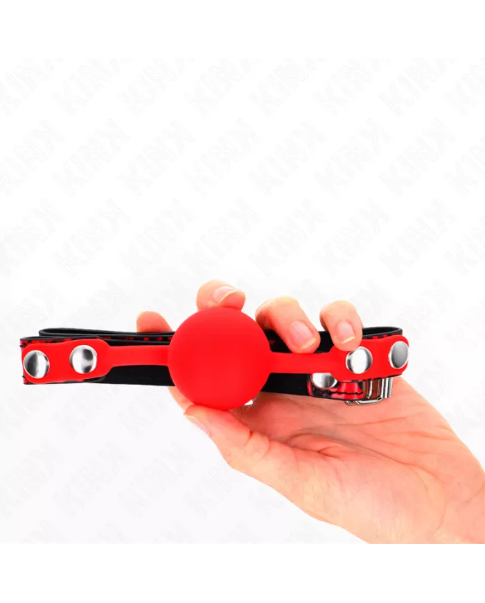 KINK - BOULE EN SILICONE 4 CM GAG MODÈLE 2 60 x 2 CM