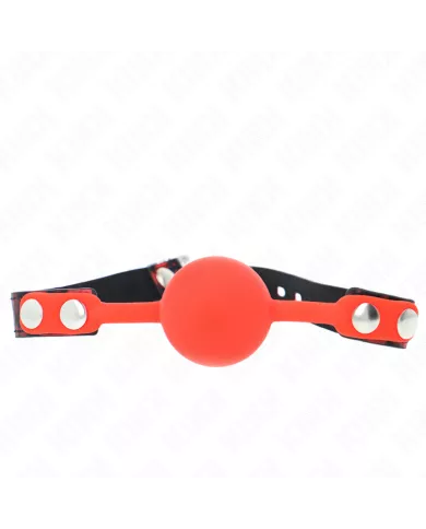 KINK - MODÈLE 2 BILLE EN SILICONE 4 CM BAG AVEC SERRURE 60 x 2 CM KINK - MODÈLE 2 BILLE EN SILICONE 4 CM BAG AVEC SERRURE 60 x 2 CM