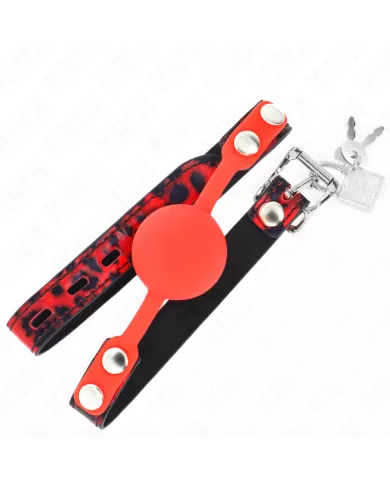 KINK - MODÈLE 2 BILLE EN SILICONE 4 CM BAG AVEC SERRURE 60 x 2 CM KINK - MODÈLE 2 BILLE EN SILICONE 4 CM BAG AVEC SERRURE 60 x 2 CM