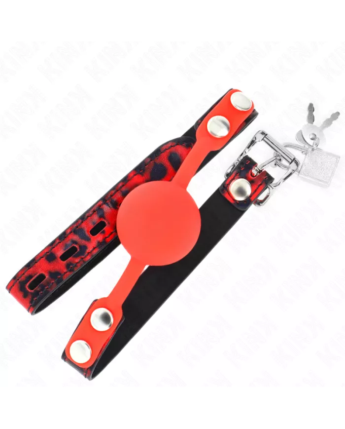 KINK - MODÈLE 2 BILLE EN SILICONE 4 CM BAG AVEC SERRURE 60 x 2 CM